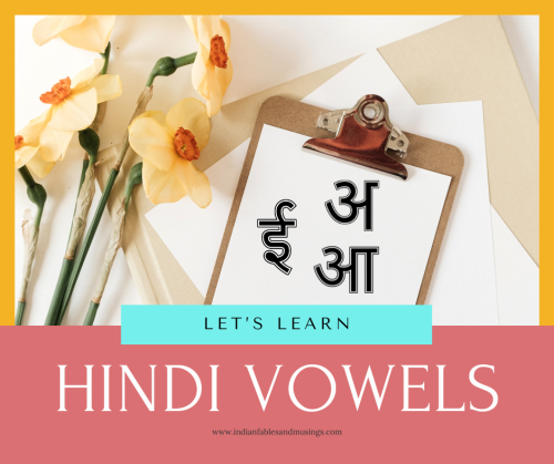 Let's learn hindi vowels