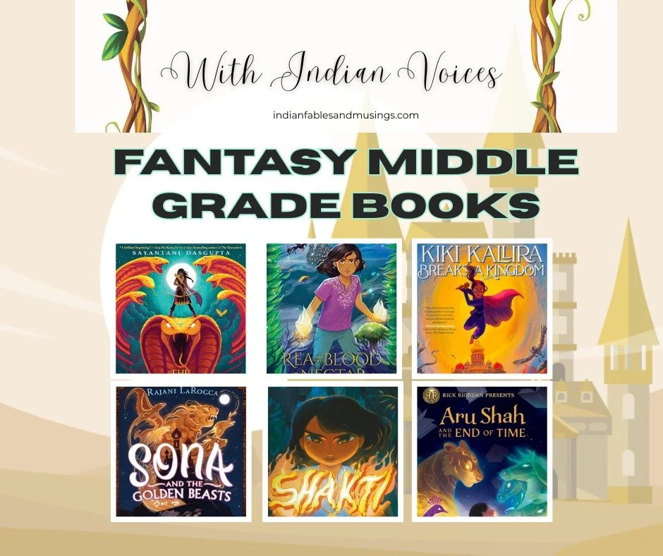 Fantasy Middle Grade books with Indian Voices